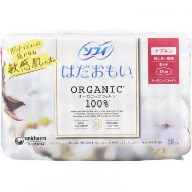 Гигиенические прокладки Sofy Organic Cotton з крильцями 23 см 15 шт. Фото