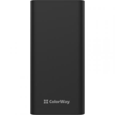 Батарея универсальная ColorWay 30 000 mAh Lamp, Black Фото