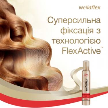 Мусс для волос WellaFlex для гарячого укладання сильної фіксації 200 мл Фото 4