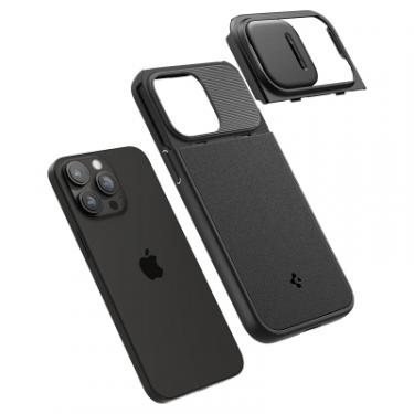 Чехол для мобильного телефона Spigen Apple iPhone 15 Pro Max Optik Armor MagFit Black Фото 9