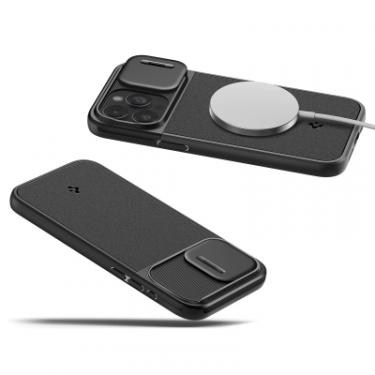 Чехол для мобильного телефона Spigen Apple iPhone 15 Pro Max Optik Armor MagFit Black Фото 10