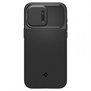 Чехол для мобильного телефона Spigen Apple iPhone 15 Pro Max Optik Armor MagFit Black Фото 3