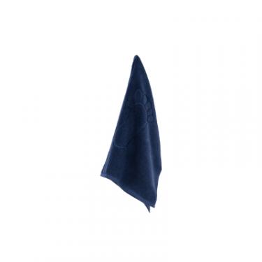 Полотенце Ardesto для ніг махровий Benefit 100 бавовна темно-синій 5 Фото 5