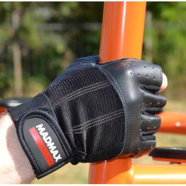 Перчатки для фитнеса MadMax MFG-248 Clasic Exclusive Black L Фото 4
