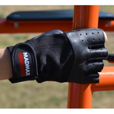 Перчатки для фитнеса MadMax MFG-248 Clasic Exclusive Black L Фото 8