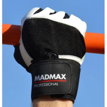 Перчатки для фитнеса MadMax MFG-269 Professional White L Фото 9