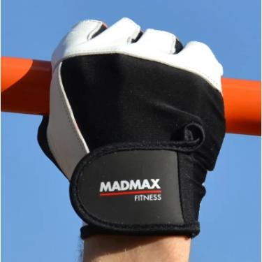 Перчатки для фитнеса MadMax MFG-444 Fitness White XXL Фото 8
