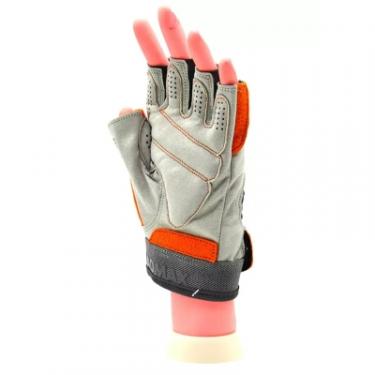 Перчатки для фитнеса MadMax MFG-850 Crazy Grey/Orange S Фото 2