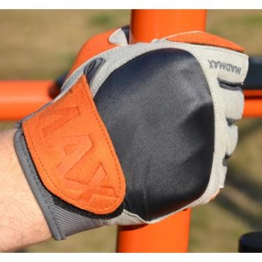 Перчатки для фитнеса MadMax MFG-850 Crazy Grey/Orange S Фото 6