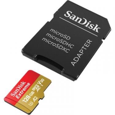 Карта памяти SanDisk 128GB microSD class 10 UHS-I Extreme For Action Ca Фото 1