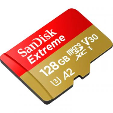 Карта памяти SanDisk 128GB microSD class 10 UHS-I Extreme For Action Ca Фото 3