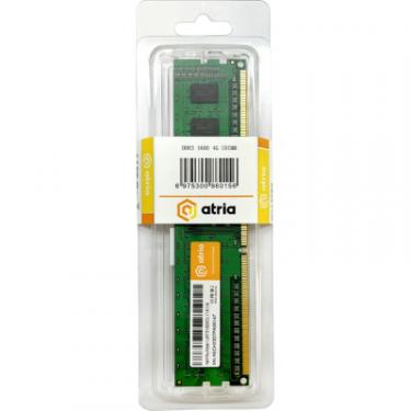 Модуль памяти для компьютера ATRIA DDR3 4GB 1600 MHz Фото 2