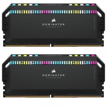 Модуль памяти для компьютера Corsair DDR5 32GB (2x16GB) 7200 MHz Dominator Platinum RGB Фото