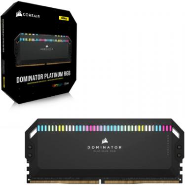 Модуль памяти для компьютера Corsair DDR5 32GB (2x16GB) 7200 MHz Dominator Platinum RGB Фото 4