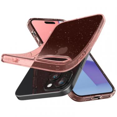 Чехол для мобильного телефона Spigen Apple iPhone 15 Plus Liquid Crystal Glitter Rose Q Фото 2