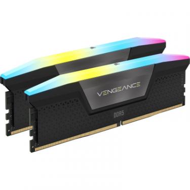 Модуль памяти для компьютера Corsair DDR5 96GB (2x48GB) 5600 MHz Vengeance RGB Black Фото 1
