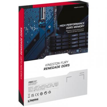 Модуль памяти для компьютера Kingston Fury (ex.HyperX) DDR5 48GB (2x24GB) 6400 MHz Renegade Silver XMP Фото 5