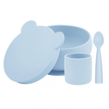 Набор детской посуды MinikOiOi BLW Set I - Mineral Blue Фото