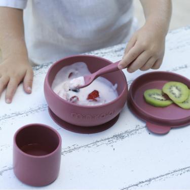 Набор детской посуды MinikOiOi BLW Set I - Mineral Blue Фото 2