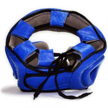 Боксерский шлем Thor 705 M ПУ-шкіра Синій Фото 2