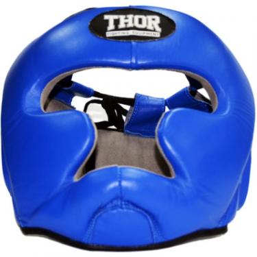 Боксерский шлем Thor 705 M ПУ-шкіра Синій Фото 3