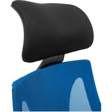 Офисное кресло Richman Профі Пластик Піастра Сітка чорна + синя Фото 9