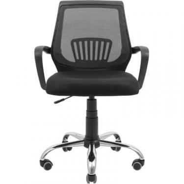 Офисное кресло Richman Стар Хром Піастра Сітка чорна + сіра Фото 1