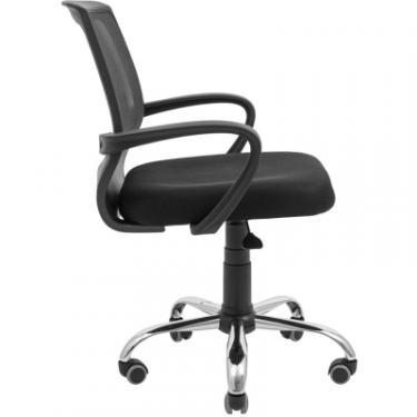 Офисное кресло Richman Стар Хром Піастра Сітка чорна + сіра Фото 2