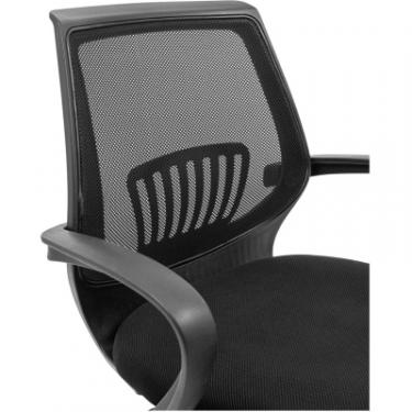 Офисное кресло Richman Стар Хром Піастра Сітка чорна + сіра Фото 6