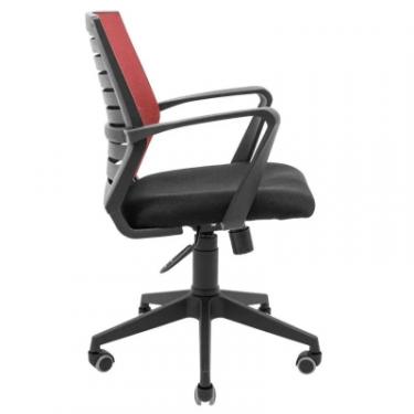 Офисное кресло Richman Флеш Ю Пластик М-1 (Tilt) Сітка чорна + червона Фото 2