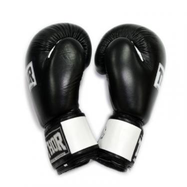 Боксерские перчатки Thor Sparring Шкіра 12oz Чорно-білі Фото 4