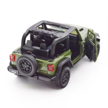 Машина Techno Drive Jeep Wrangler Rubicon 2021 зелений Фото 9