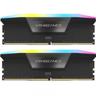 Модуль памяти для компьютера Corsair DDR5 96GB (2x48GB) 6600 MHz Vengeance RGB Black Фото