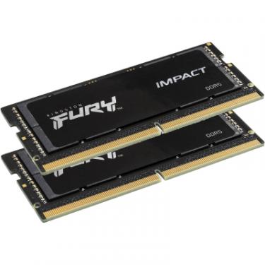 Модуль памяти для ноутбука Kingston Fury (ex.HyperX) SoDIMM DDR5 32GB (2x16GB) 6000 MHz Impact Фото 1