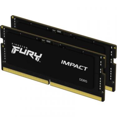 Модуль памяти для ноутбука Kingston Fury (ex.HyperX) SoDIMM DDR5 32GB (2x16GB) 6000 MHz Impact Фото 2