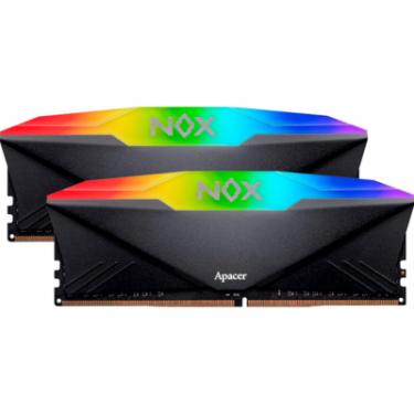 Модуль памяти для компьютера Apacer DDR4 32GB (2x16GB) 3200 MHz NOX RGB Black Фото 1
