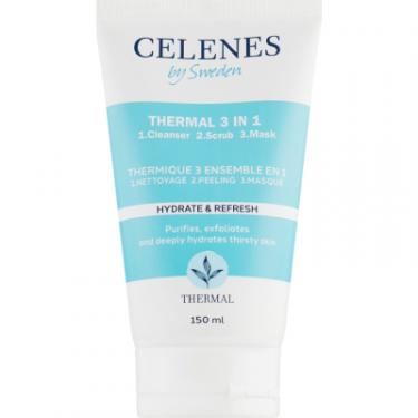 Пилинг для лица Celenes Thermal 3 in 1 Cleanser-Scrub-Mask 150 мл Фото