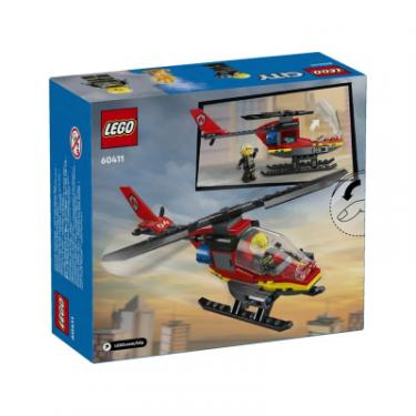 Конструктор LEGO City Пожежний рятувальний гелікоптер 85 деталей Фото