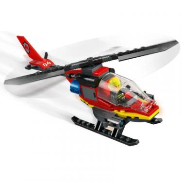 Конструктор LEGO City Пожежний рятувальний гелікоптер 85 деталей Фото 5