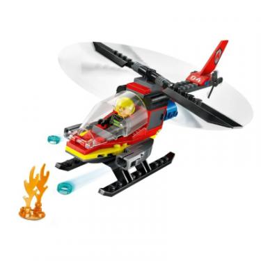 Конструктор LEGO City Пожежний рятувальний гелікоптер 85 деталей Фото 6