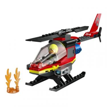 Конструктор LEGO City Пожежний рятувальний гелікоптер 85 деталей Фото 7
