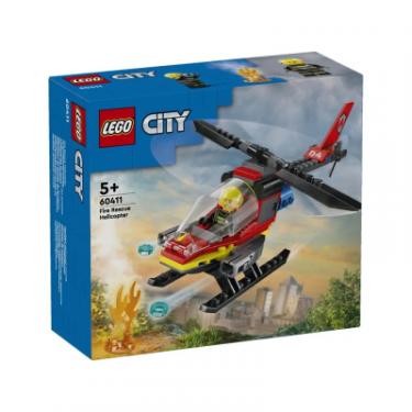 Конструктор LEGO City Пожежний рятувальний гелікоптер 85 деталей Фото 8