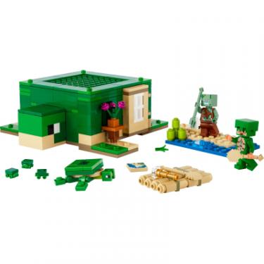 Конструктор LEGO Minecraft Пляжний будинок у формі черепахи 234 дет Фото 1