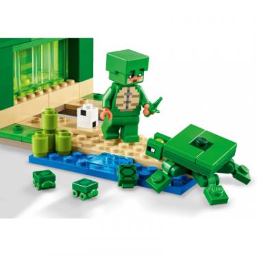 Конструктор LEGO Minecraft Пляжний будинок у формі черепахи 234 дет Фото 6