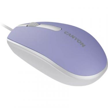 Мышка Canyon M-10 USB Mountain Lavender Фото 1