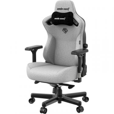 Кресло игровое Anda Seat Kaiser 3 Grey Fabric Size XL Фото 1