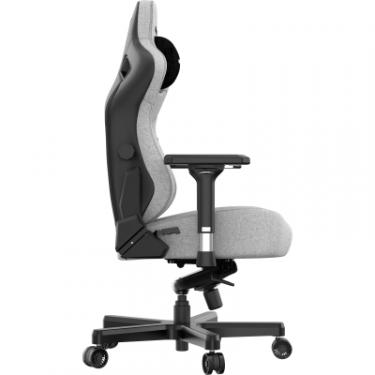 Кресло игровое Anda Seat Kaiser 3 Grey Fabric Size XL Фото 3