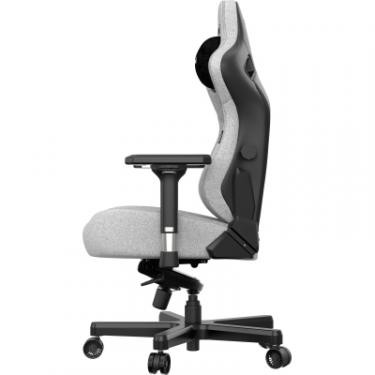 Кресло игровое Anda Seat Kaiser 3 Grey Fabric Size XL Фото 4