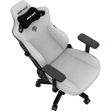 Кресло игровое Anda Seat Kaiser 3 Grey Fabric Size XL Фото 7