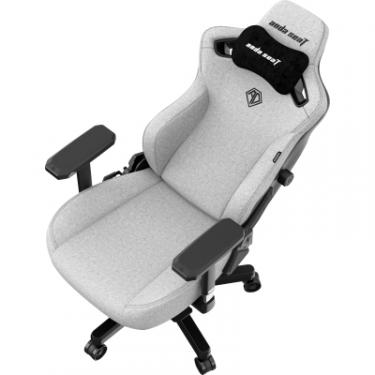 Кресло игровое Anda Seat Kaiser 3 Grey Fabric Size XL Фото 8